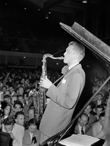 Portrait of Bob Cooper, 1947 or 1948. Creator: William Paul Gottlieb