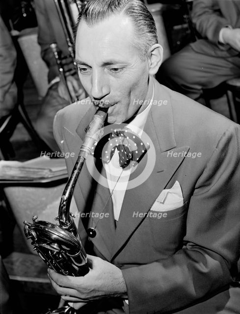 Portrait of Bob Gioga, 1947 or 1948. Creator: William Paul Gottlieb.