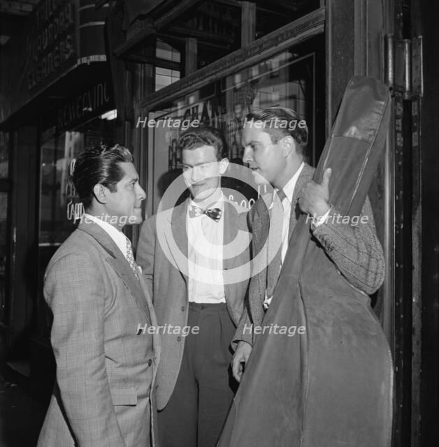 Portrait of Bob Haggart, Charlie's Tavern, New York, N.Y., 1946. Creator: William Paul Gottlieb.