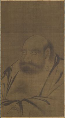 Portrait of Bodhidharma, 14th century. Creator: Unknown