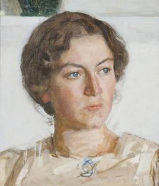 Portrait of Bodil Faber (artist Viggo Johansen's daughter), 1905. Creator: Sven Richard Bergh