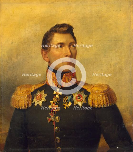 Portrait of Bogdan B. Helfreich (1776-1843), 1822. Creator: George Dawe.