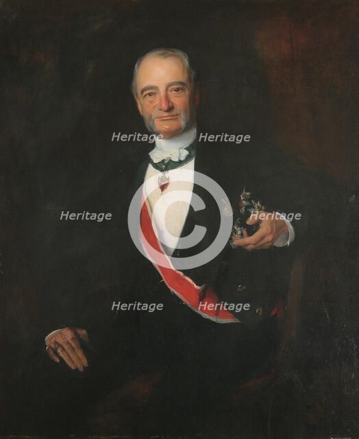 Portrait of Bohuslav, Count Chotek of Chotkow and Wognin (1829-1896), c. 1870. Creator: László, Philip Alexius de (1869-1937).