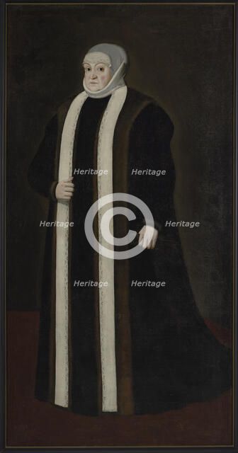 Portrait of Bona Sforza (1494-1557), Queen of Poland, First Half of 17th cen.. Creator: Anonymous.