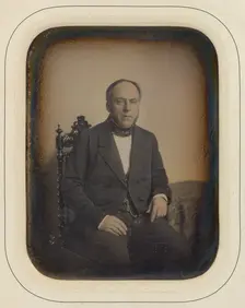 Portrait of Bonneau Armand, 1852. Creator: Jean-Baptiste Sabatier-Blot