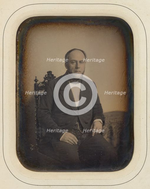 Portrait of Bonneau Armand, 1852. Creator: Jean-Baptiste Sabatier-Blot.