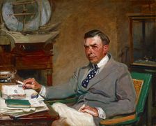 Portrait of Booth Tarkington, 1916. Creator: James Montgomery Flagg