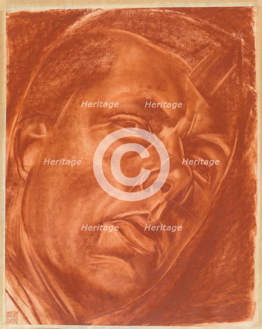 Portrait of Boris Grigoriev (1886-1939) , 1922. Creator: Yakovlev, Alexander Yevgenyevich (1887-1938).