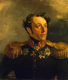 Portrait of Boris Ya. Knyazhnin (1777-1854) (2nd), 1822. Creator: Workshop of George Dawe