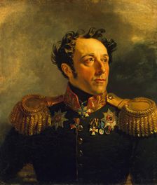 Portrait of Boris Ya. Knyazhnin (1777-1854) (2nd), 1822. Creator: Workshop of George Dawe