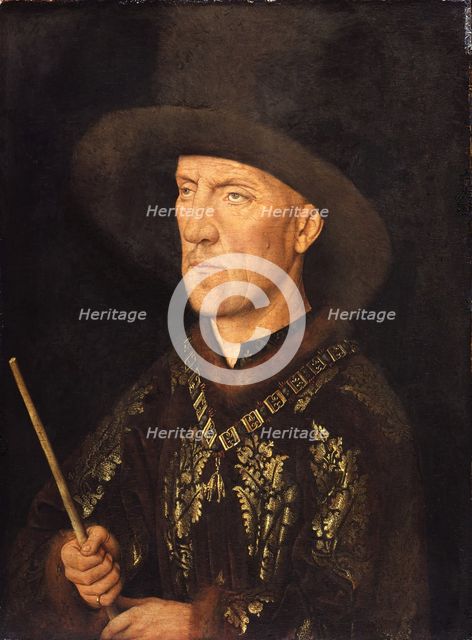 Portrait of Baudouin de Lannoy, ca 1435. Artist: Eyck, Jan van (1390-1441)