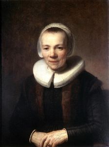 Portrait of Baartje Martens-Doomer c1640. Artist: Rembrandt Harmensz van Rijn