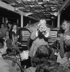 Portrait of Baby Dodds, Marty Marsala, Bunty Pendelton, and Albert Nicholas...N.Y., ca. July 1947. Creator: William Paul Gottlieb