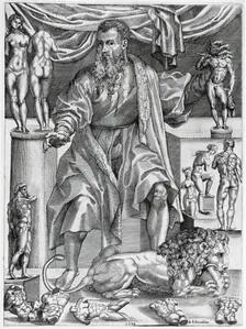 Portrait of Baccio Bandinelli, 1548. Creator: Niccolo della Casa