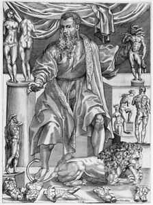 Portrait of Baccio Bandinelli, 1548. Creator: Niccolo della Casa