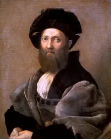 Portrait of Baldassare Castiglione 1514-1515. Artist: Raphael