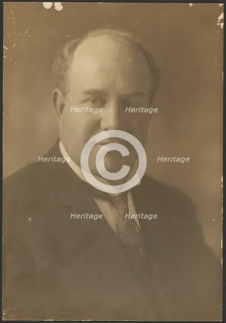 Portrait of Balding Man, 1907-1943. Creator: Louis Fleckenstein.