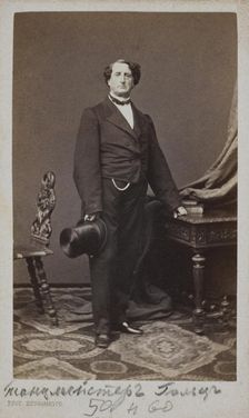 Portrait of Ballet dancer Nikolai Osipovich Goltz (1800-1880)