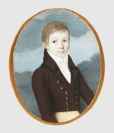 Portrait of Baltazar Szirmay as a Child, around 1800. Creator: Unknown