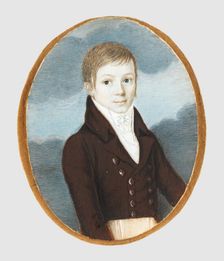 Portrait of Baltazar Szirmay as a Child, around 1800. Creator: Unknown