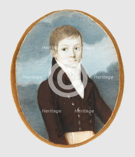 Portrait of Baltazar Szirmay as a Child, around 1800. Creator: Unknown.