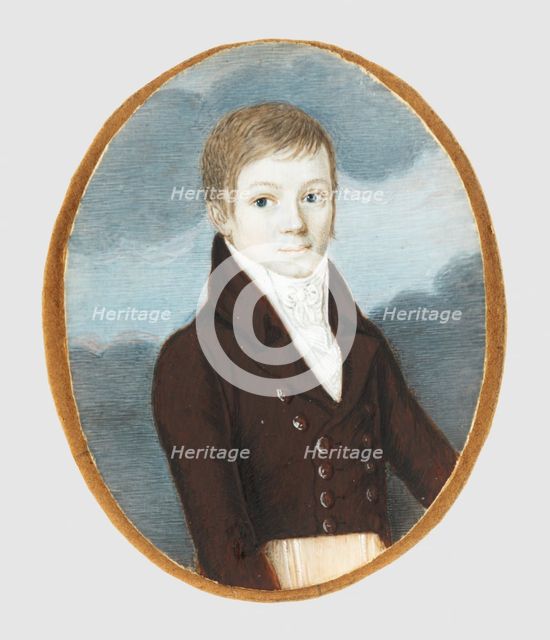 Portrait of Baltazar Szirmay as a Child, around 1800. Creator: Unknown.