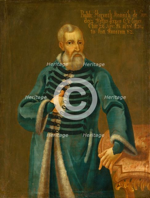 Portrait of Balthazár Horváth-Stancic as a 82-Year-Old Man, 1678. Creator: Unknown.