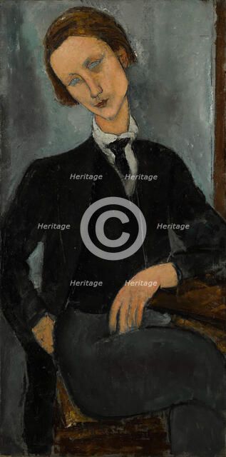 Portrait of Baranowski, 1918. Creator: Modigliani, Amedeo (1884-1920).