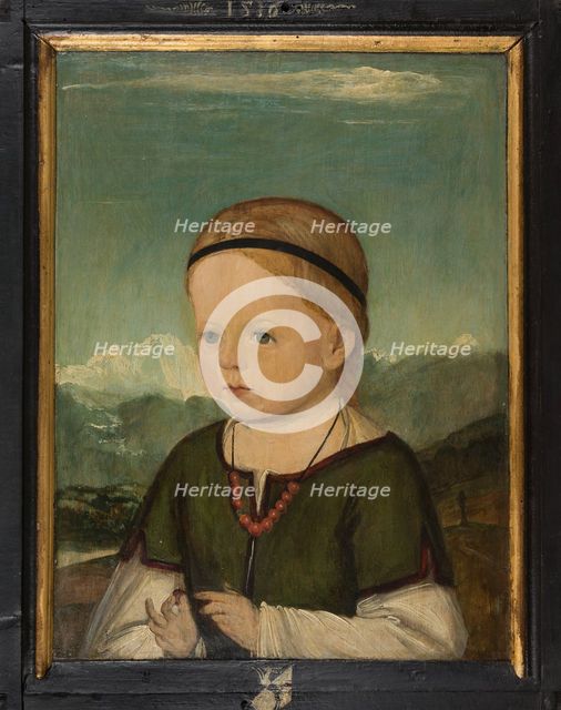 Portrait of Barbara Thenn (1513-1542), 1516. Creator: Wolf Huber.