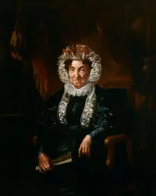 Portrait of Barbara Brodowicz, 1834. Creator: Rafal Hadziewicz