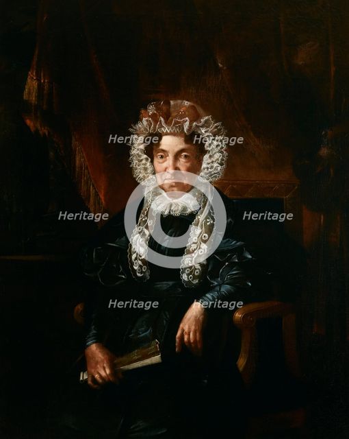 Portrait of Barbara Brodowicz, 1834. Creator: Rafal Hadziewicz.