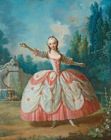 Portrait of Barbara Campanini (1721-1799), known as La Barbarina, 1721. Artist: Delaroche, Jean Philippe (1710-1767)