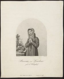 Portrait of Barbara Juliane von Krüdener (1764-1824). Artist: Meyer, Friedrich Wilhelm, the Elder