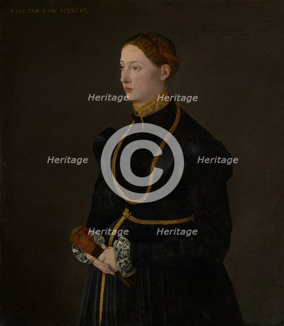 Portrait of Barbara Kressin, 1544. Creator: Unknown.