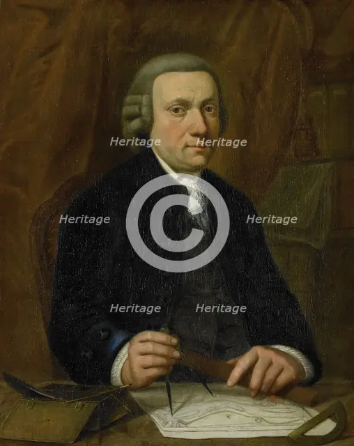 Portrait of Barend Goudriaan Ariesz., 1776. Creator: Cornelis van Cuylenburg.