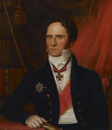 Portrait of Baron Carl Johan Walleen, c1810s. Creator: Johan Erik Lindh