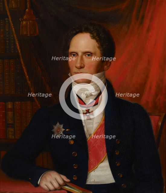 Portrait of Baron Carl Johan Walleen, c1810s. Creator: Johan Erik Lindh.