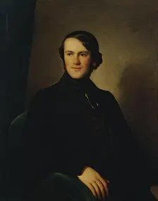Portrait of Baron Alexander Stieglitz, 1844. Creator: Charles Auguste Guillaume Steuben