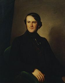 Portrait of Baron Alexander Stieglitz, 1844. Creator: Charles Auguste Guillaume Steuben