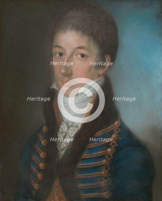 Portrait of Baron Alojz Mednyánszky, around 1804. Creator: Unknown.