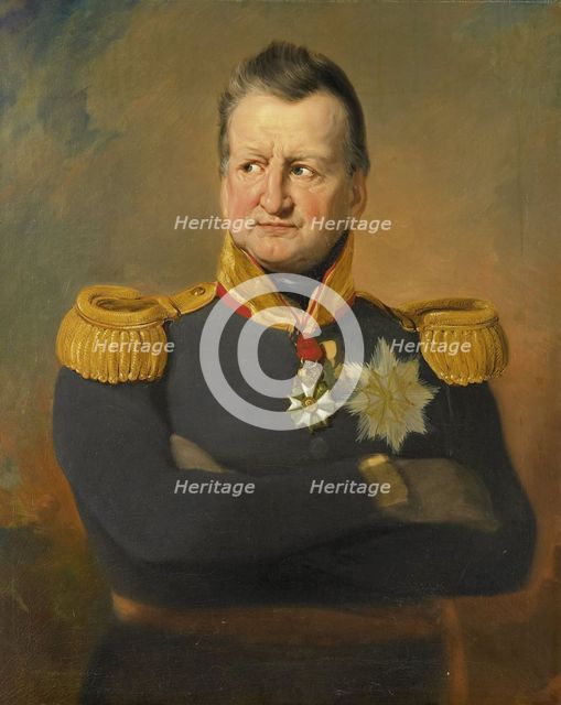 Portrait of Baron David Hendrik Chassé, Lieutenant-General, 1832. Creator: Jan Willem Pieneman.