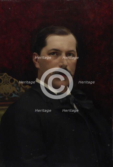 Portrait of Baron Delort de Gléon, 1883. Creator: Gunnar Berndtson.