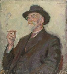 Portrait of Baron Ernst Wrede, Forester, 1914. Creator: Verner Thome