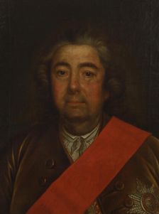Portrait of Baron Ivan Antonovich Cherkasov (1692-1758), Second Half of the 18th cen. Creator: Anonymous