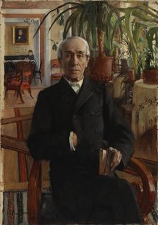 Portrait of Baron Johan Philip Palmén, Vice Chancellor of the University, 1890. Creator: Eero Jarnefelt