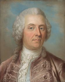 Portrait of Baron Johan Vilhelm Sprengtporten (1720-1795). Creator: Lundberg, Gustaf (1695-1786)
