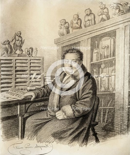 Portrait of Baron Paul Ludwig Schilling von Cannstatt (1786-1837), before 1822. Creator: Hampeln, Carl, von (1794-after 1880).