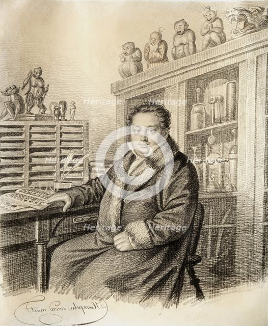Portrait of Baron Paul Ludwig Schilling von Cannstatt (1786-1837), before 1822. Creator: Hampeln, Carl, von (1794-after 1880).
