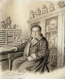 Portrait of Baron Paul Ludwig Schilling von Cannstatt (1786-1837), before 1822. Creator: Hampeln, Carl, von (1794-after 1880)