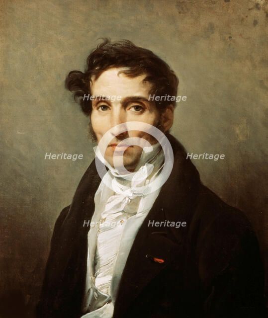 Portrait of Baron Pierre-Narcisse Guérin (1774-1833), 1829. Creator: Vernet, Horace (1789-1863).